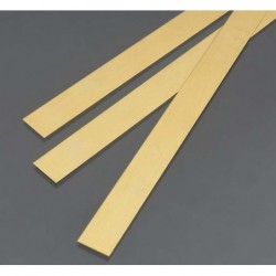 Brass strip 500x2x0,5 mm