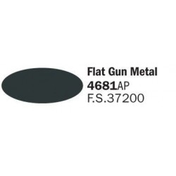 Metalized Flat Gun Metal...